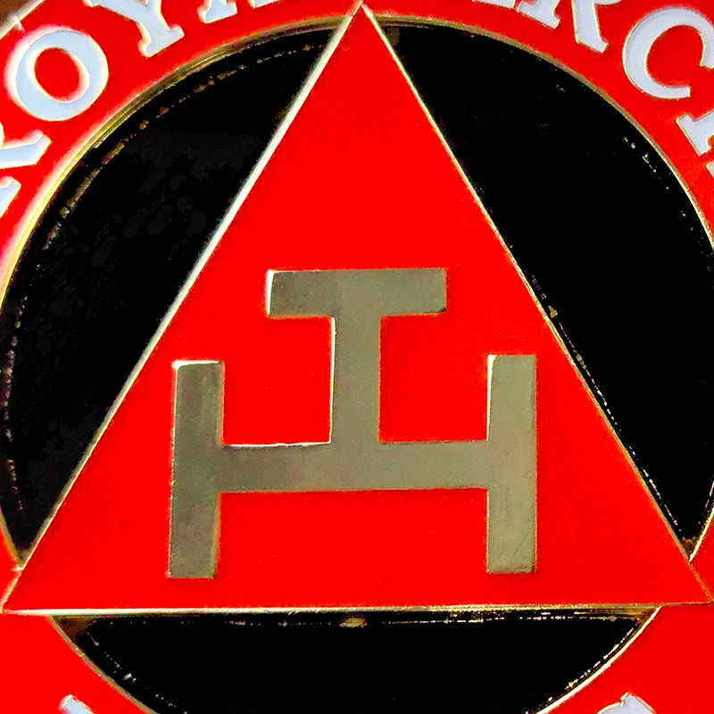 Masonic Car emblem "ROYAL ARCH MASONS "Badge Mason Freemason Size 3'' NO.14 Symbol Gift for Freemason cloth accessories