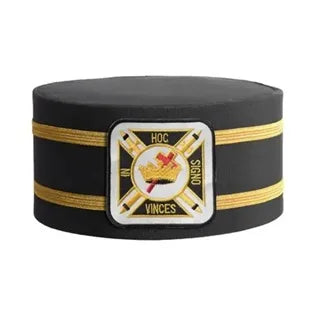 High Quality Silk Handmade Embroidered Masonic Knight Templer Crowns Hats Regalia for Freemasons Masonic Regalia