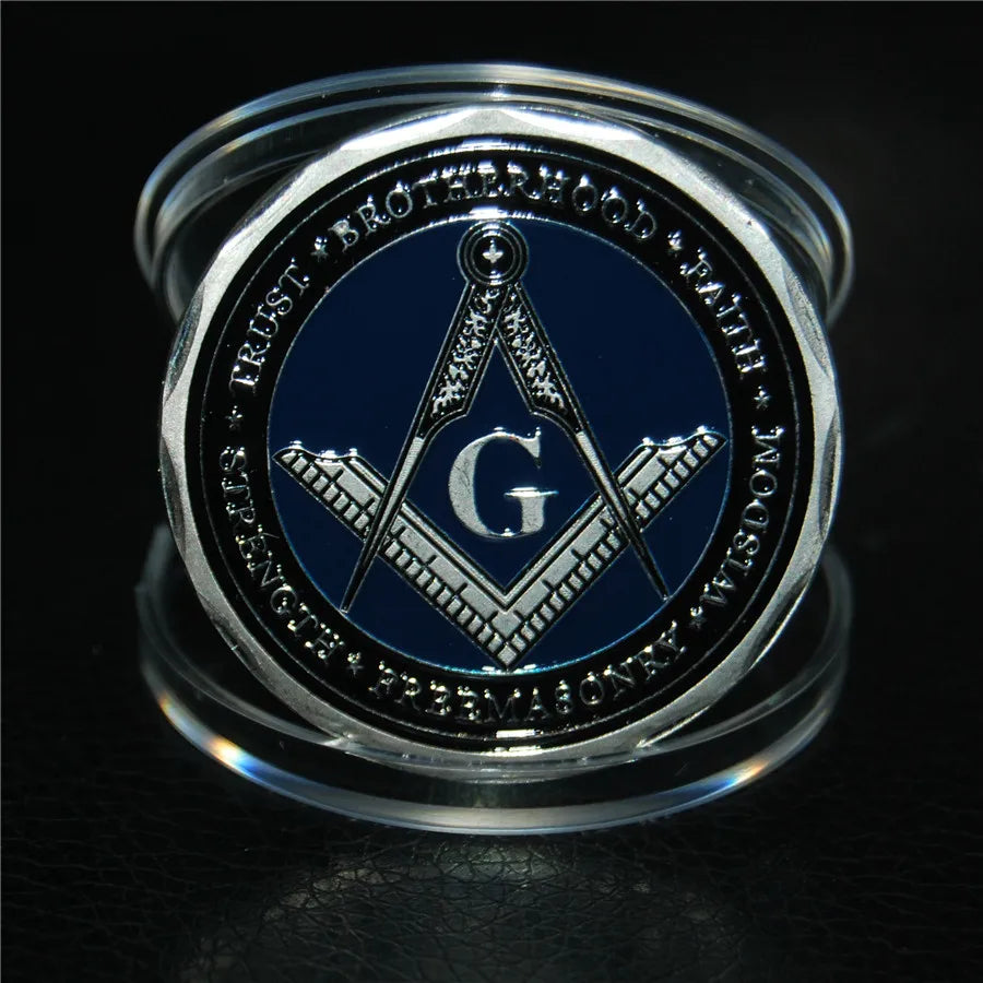 MotorDog 69 Masonic Challenge Coin Master Mason Freemasonry Brotherhood Coin