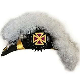 High Quality Silk Handmade Embroidered Masonic Knight Templer Crowns Hats Regalia for Freemasons Masonic Regalia