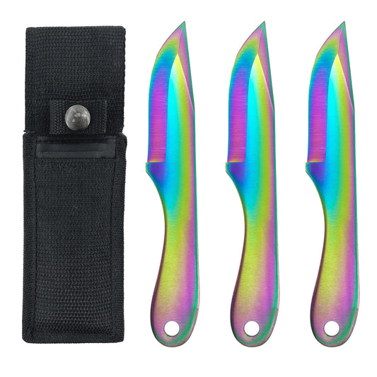 Aerodynamic Internal Reflection Balanced Throwing Knives