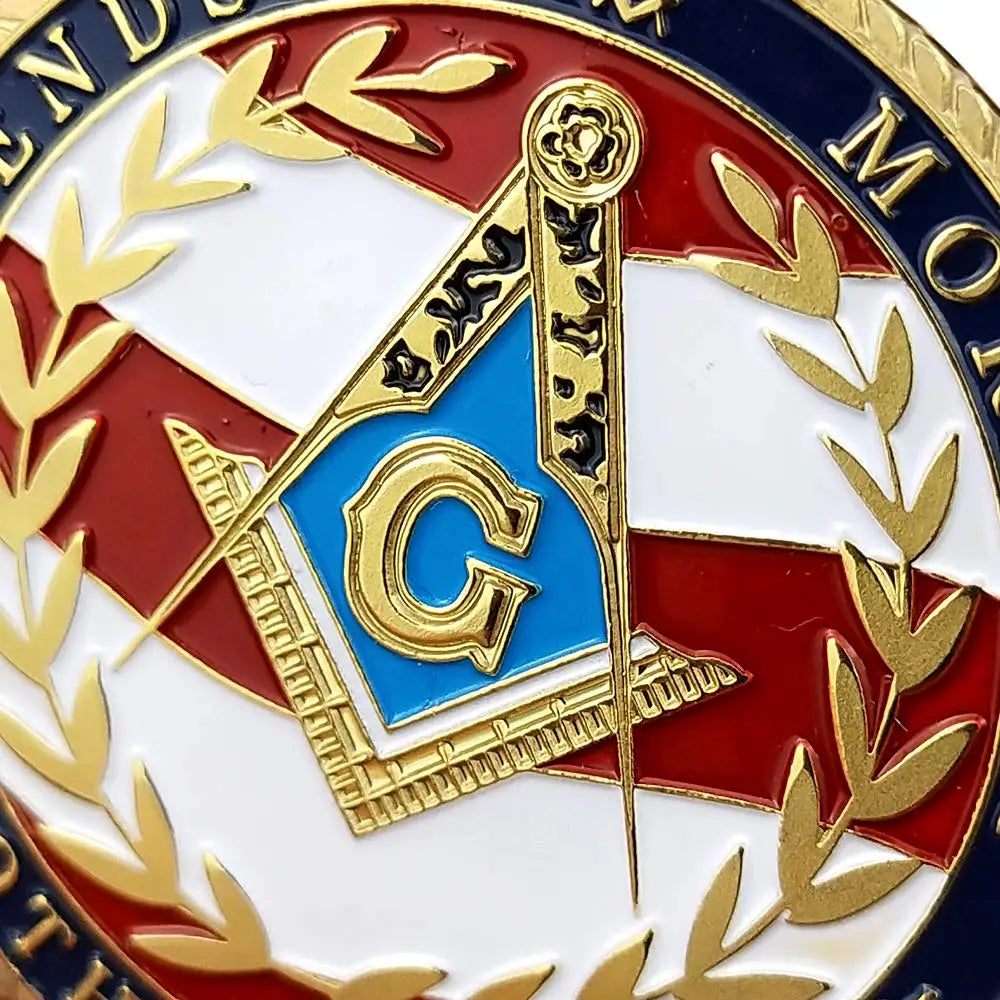 US Army Marine Air Force Masonic Freemason Freemasonry Challenge Coin