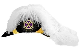 High Quality Silk Handmade Embroidered Masonic Knight Templer Crowns Hats Regalia for Freemasons Masonic Regalia