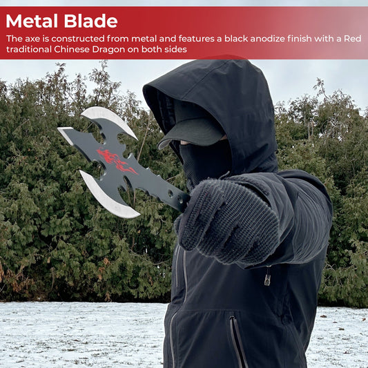 Dragon's Mighty Fury Triple Edged Throwing Axe