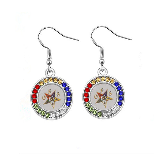 Drop Ship Metal Alloy Silver Plating Enamel Colorful Order Easter Star