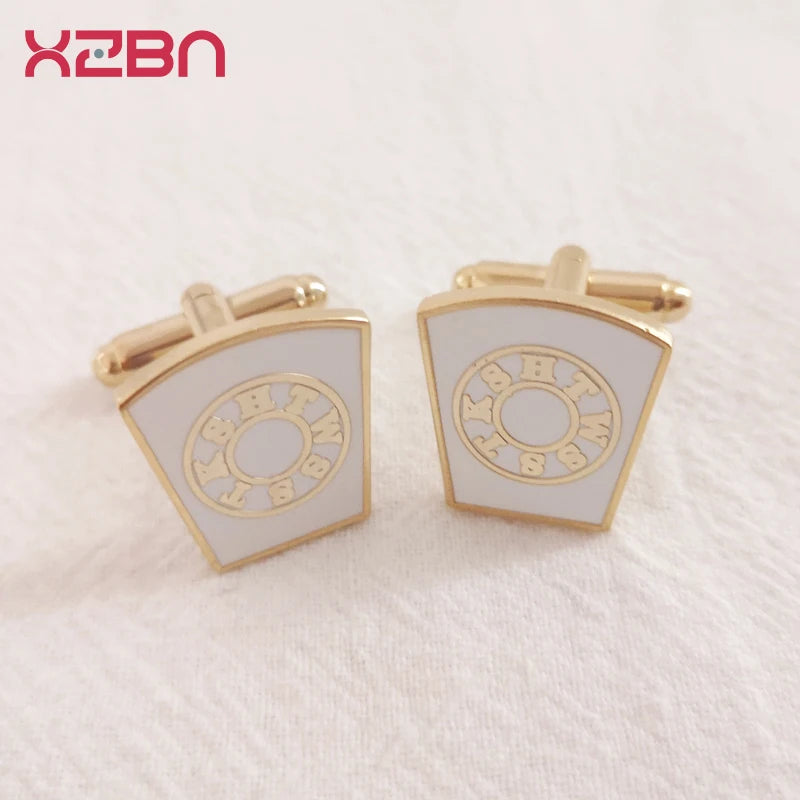Masonic Cufflinks  Mason Freemason Mark Master Business Casual Shirt Light Luxury Sleeve Nails Creative Gift Customization