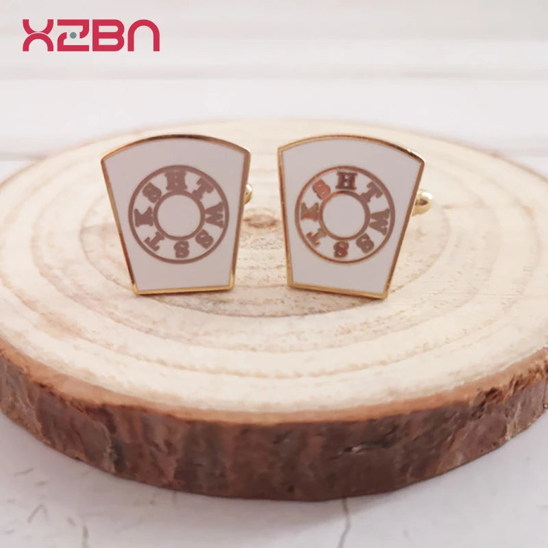 Masonic Cufflinks  Mason Freemason Mark Master Business Casual Shirt Light Luxury Sleeve Nails Creative Gift Customization