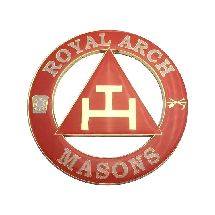 Masonic Car Emblems 3" Compass And Square Masons Auto Truck Multi Motorcycle Decal Badge Sticker With Red Adhesive