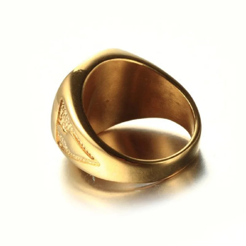 Masonic  316L Stainless Steel Men's Ring