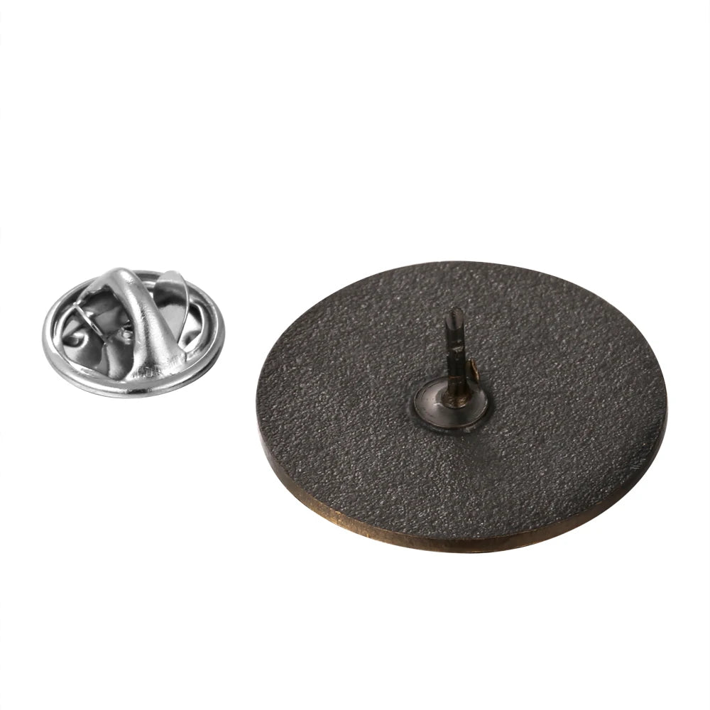 Mason Freemason Masonic Brooches Lapel Pin Badge Round