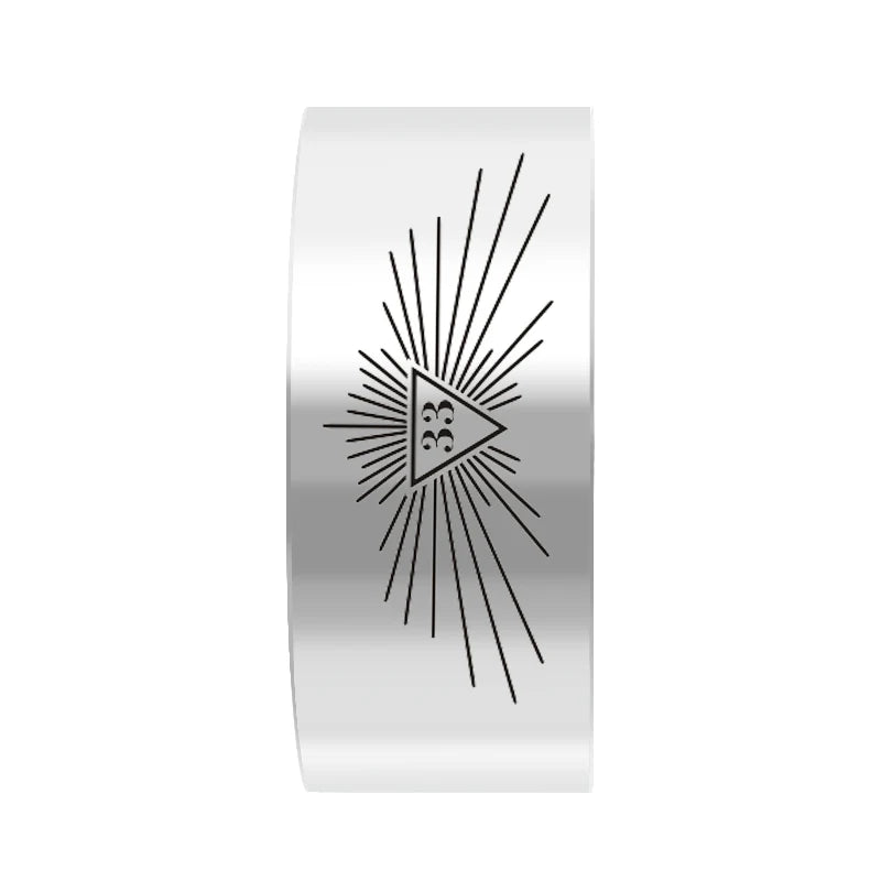 Men's Fashion Stainless Steel Masonic Ring Mason Symbol G Masonic Men's Ring Jewelry