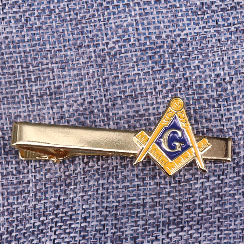 Masonic Tie Clip Freemasonry Tie Tack The Secret Society Logo Accessory Simple Gentlemen Business Men Gift
