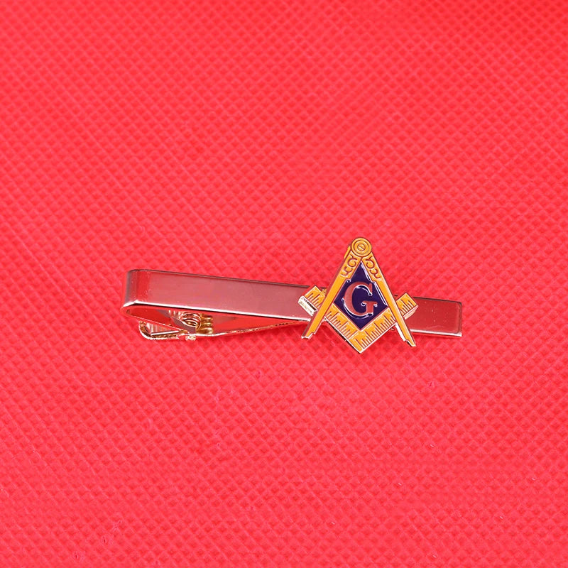 Masonic Compasses Freemason Mason Tie Clip