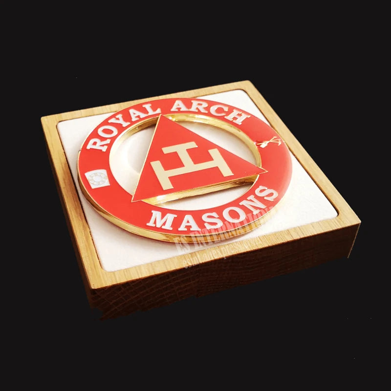 Masonic Car emblem "ROYAL ARCH MASONS "Badge Mason Freemason Size 3'' NO.14 Symbol Gift for Freemason cloth accessories