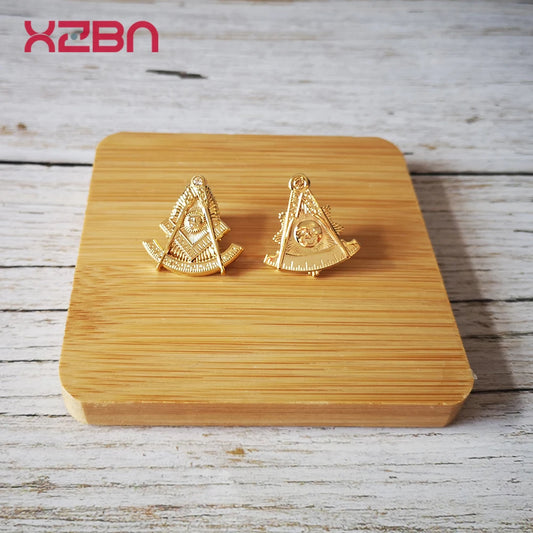 Masonic Lapel Pins Freemasonary Badge Mason Freemason Past Master Sun god face gilded men and women brooch Member Memorial