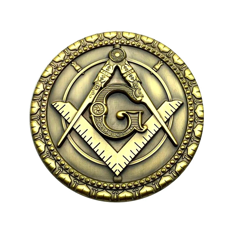 Masonic Car Emblems 3" Compass And Square Masons Auto Truck Multi Motorcycle Decal Badge Sticker With Red Adhesive