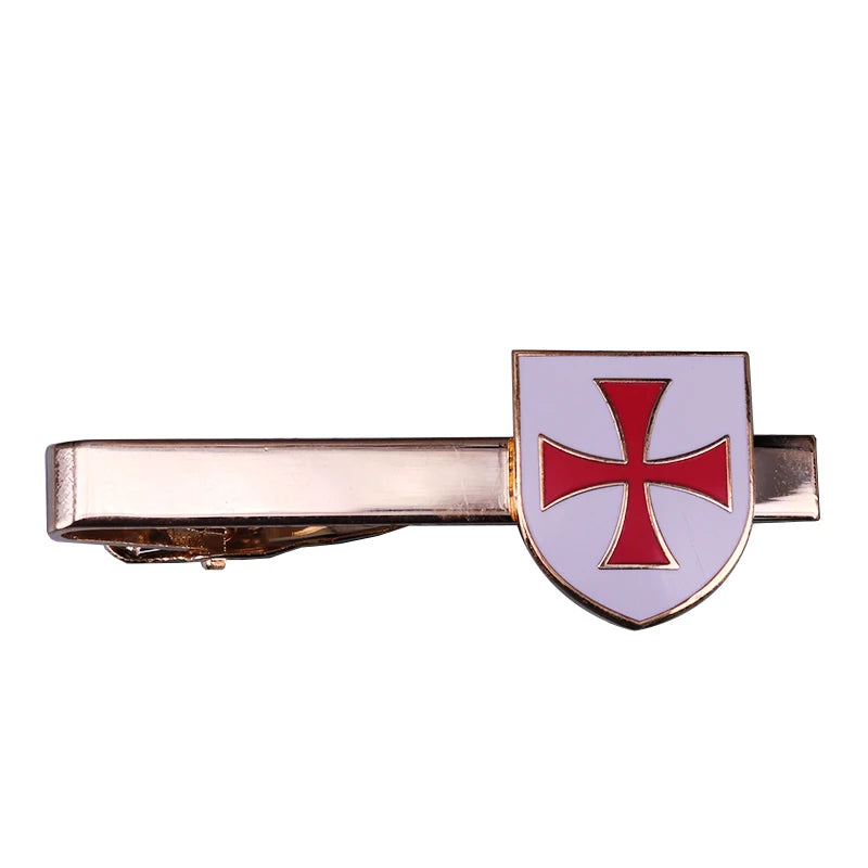 Catholic Army Crusader tie clip Freemason gift