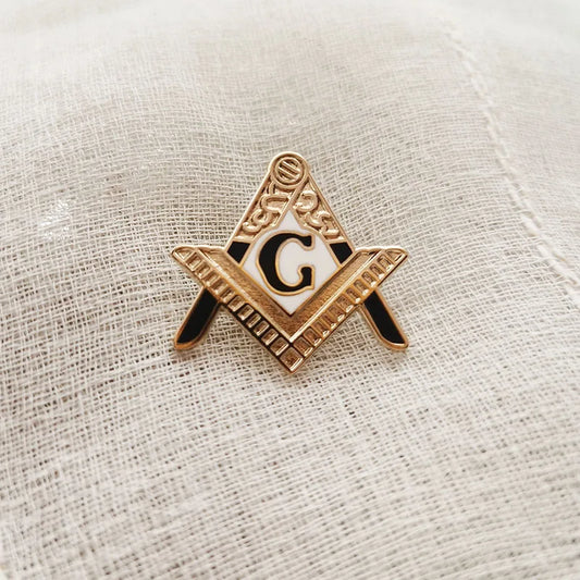 1pcs Masonic Soft Enamel Brooch Souvenir Metal Craft Masonry Freemasonry Free Masons Apron Master Lapel Pin Badge