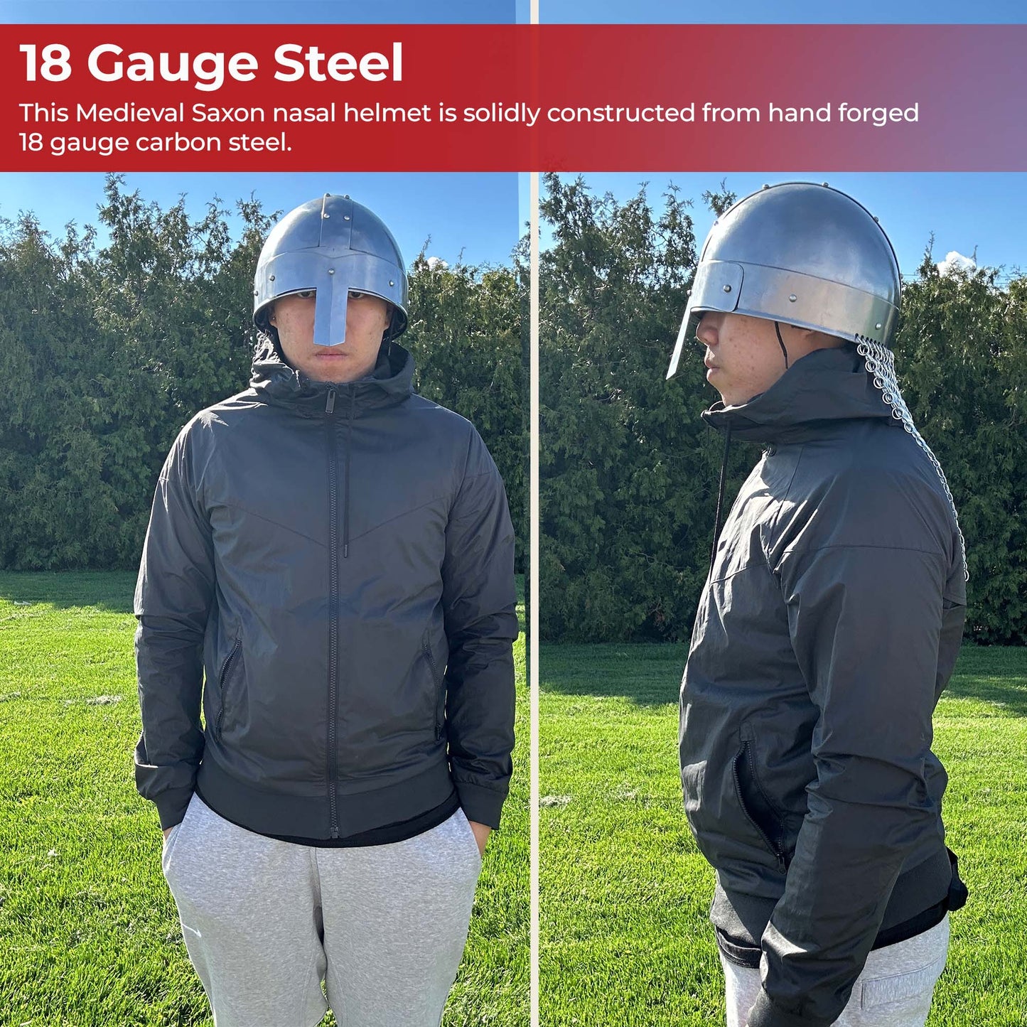 Medieval Saxon Nasal Helmet