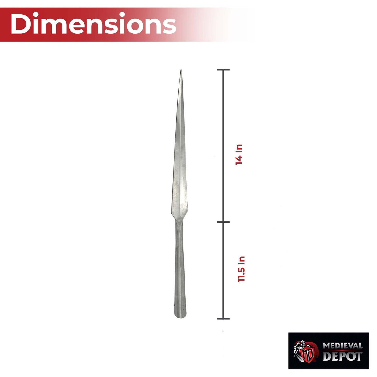 Medieval Viking Hewing Spearhead Functional High Carbon Steel