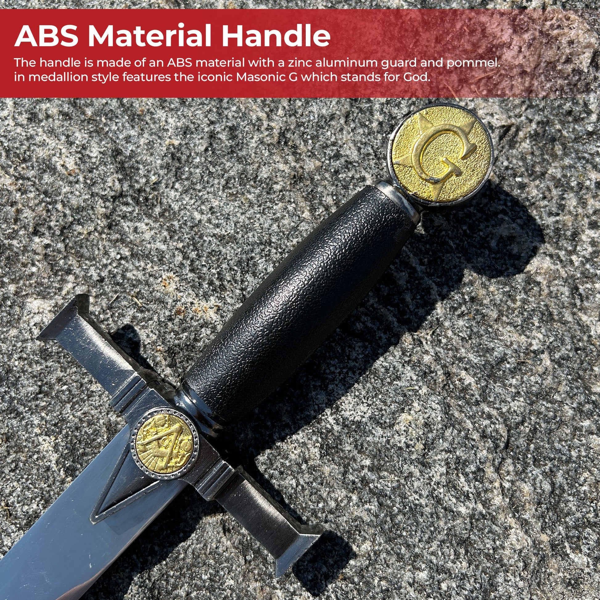 Ornamental Grande Lodge Ceremonial Freemason Dagger-4