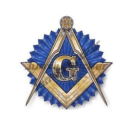 Masonic Masonic Square and Compass Car Stickers Car or Truck Window Laptop Decal PVC Decor