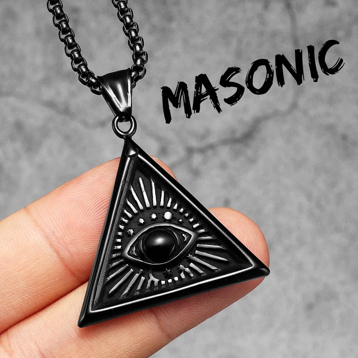 Salomon Star of David Masonic Stainless Steel Men Necklaces Pendant Chain Punk New in For Women Fashion Jewelry Gifts Wholesale