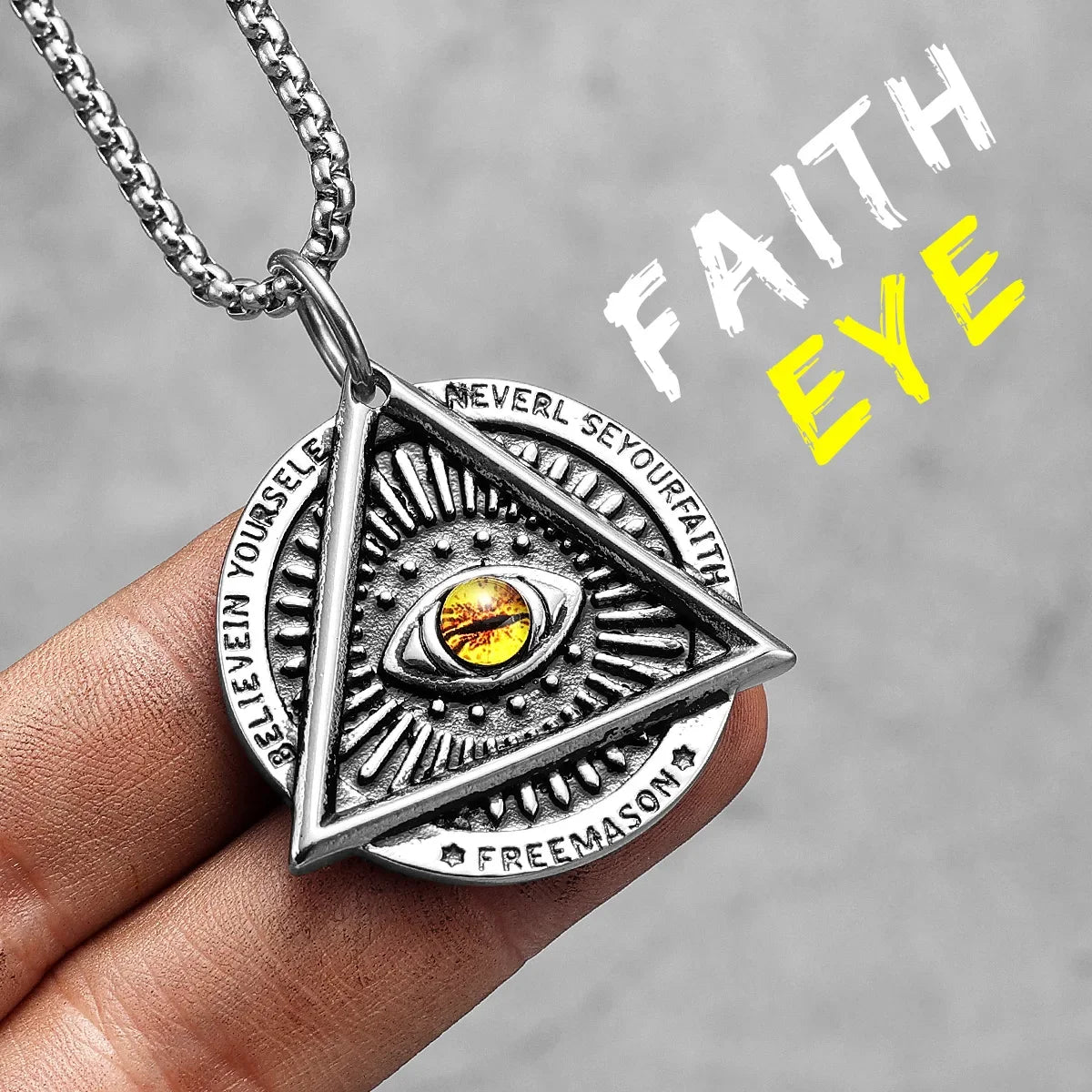 Salomon Star of David Masonic Stainless Steel Men Necklaces Pendant Chain Punk New in For Women Fashion Jewelry Gifts Wholesale