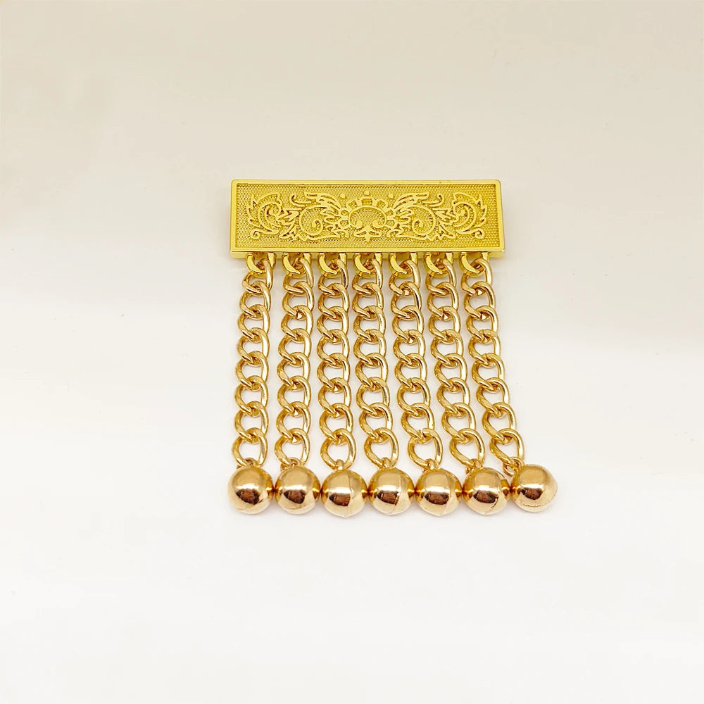 Masonic Apron Metal Tassel Beads 10 Pairs