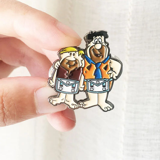 1pc Masonic Free Masons Bothers Pins and Brooch US 60s Cartoon Apron Lapel Pin New Arrival Freemason Metal Badge Gift