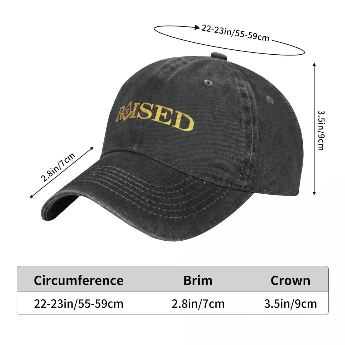 Design Baseball Cap Men Hats Women Visor Protection Snapback Freemason Gold Square Compass Caps
