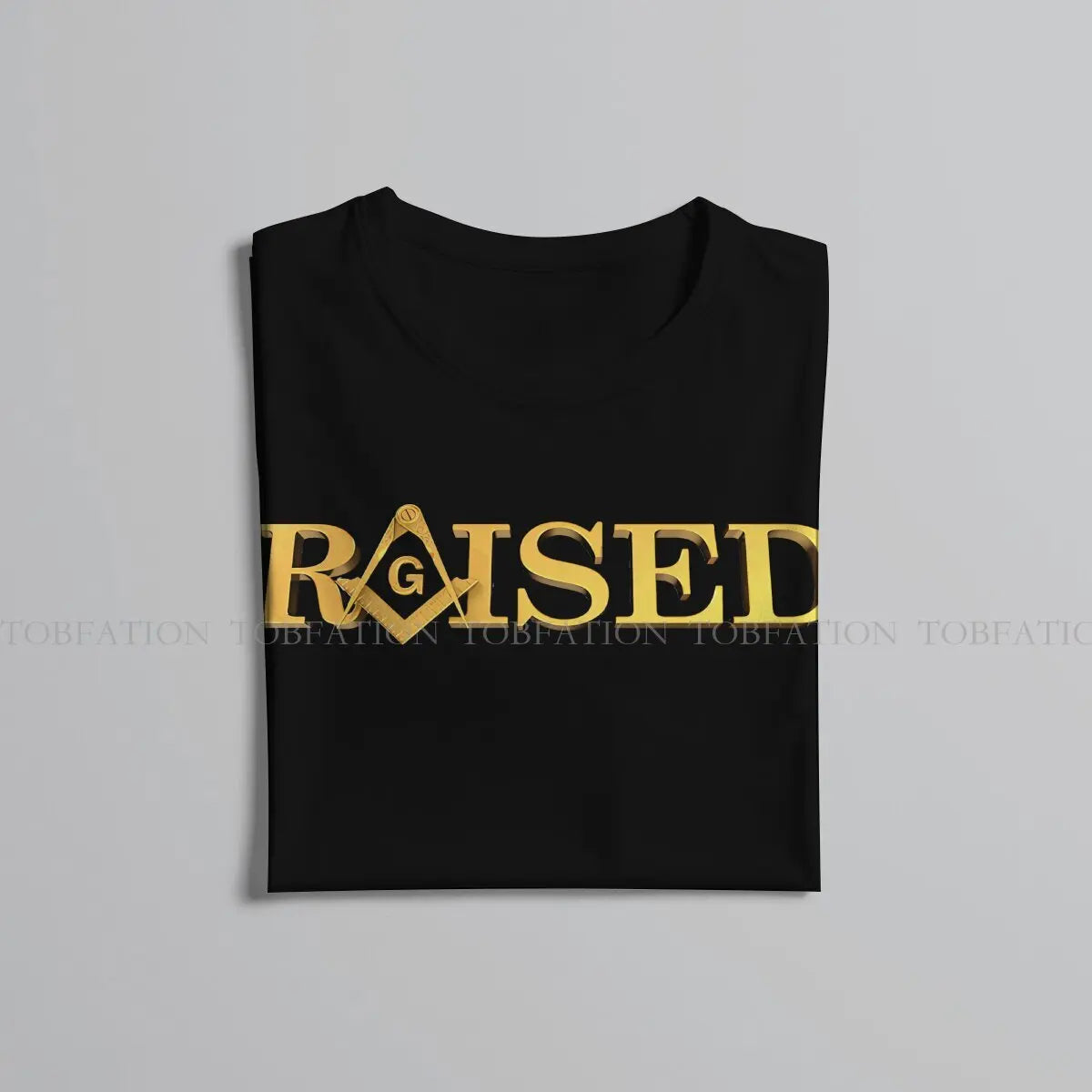Freemason Raised Square Compass Masonic  Men T Shirt Cotton Fashion Crewneck Tee Shirt Harajuku Short Sleeve