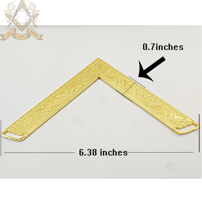Premium metal Masonic Plaza & Compass large 6 inch Bible Lodge