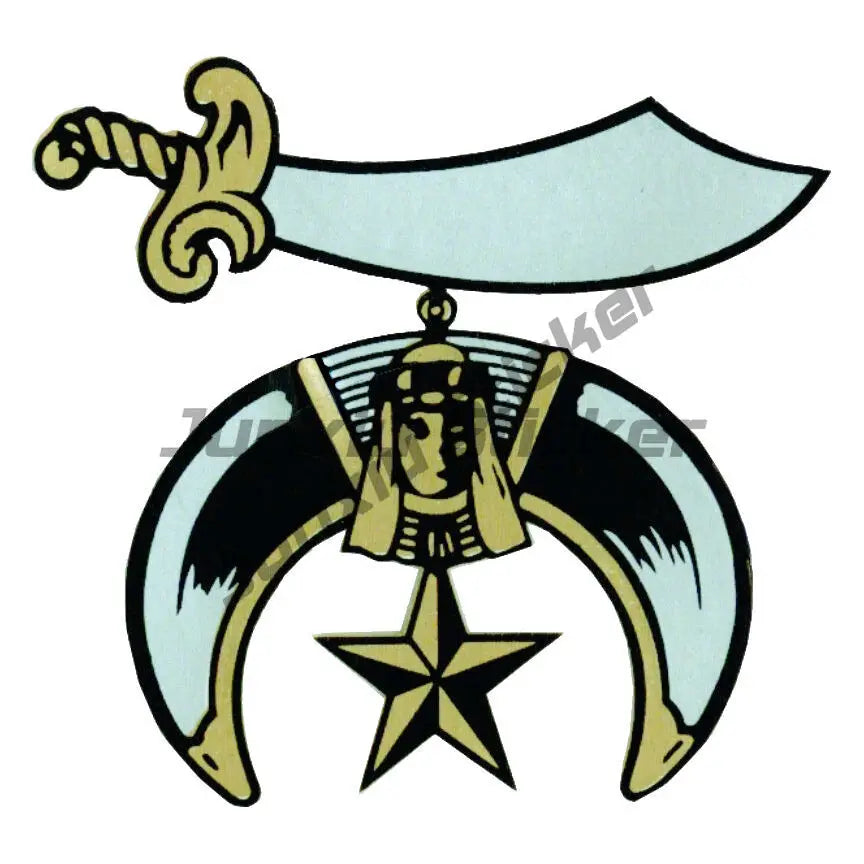 Masonic Masonic Square and Compass Car Stickers Car or Truck Window Laptop Decal PVC Decor