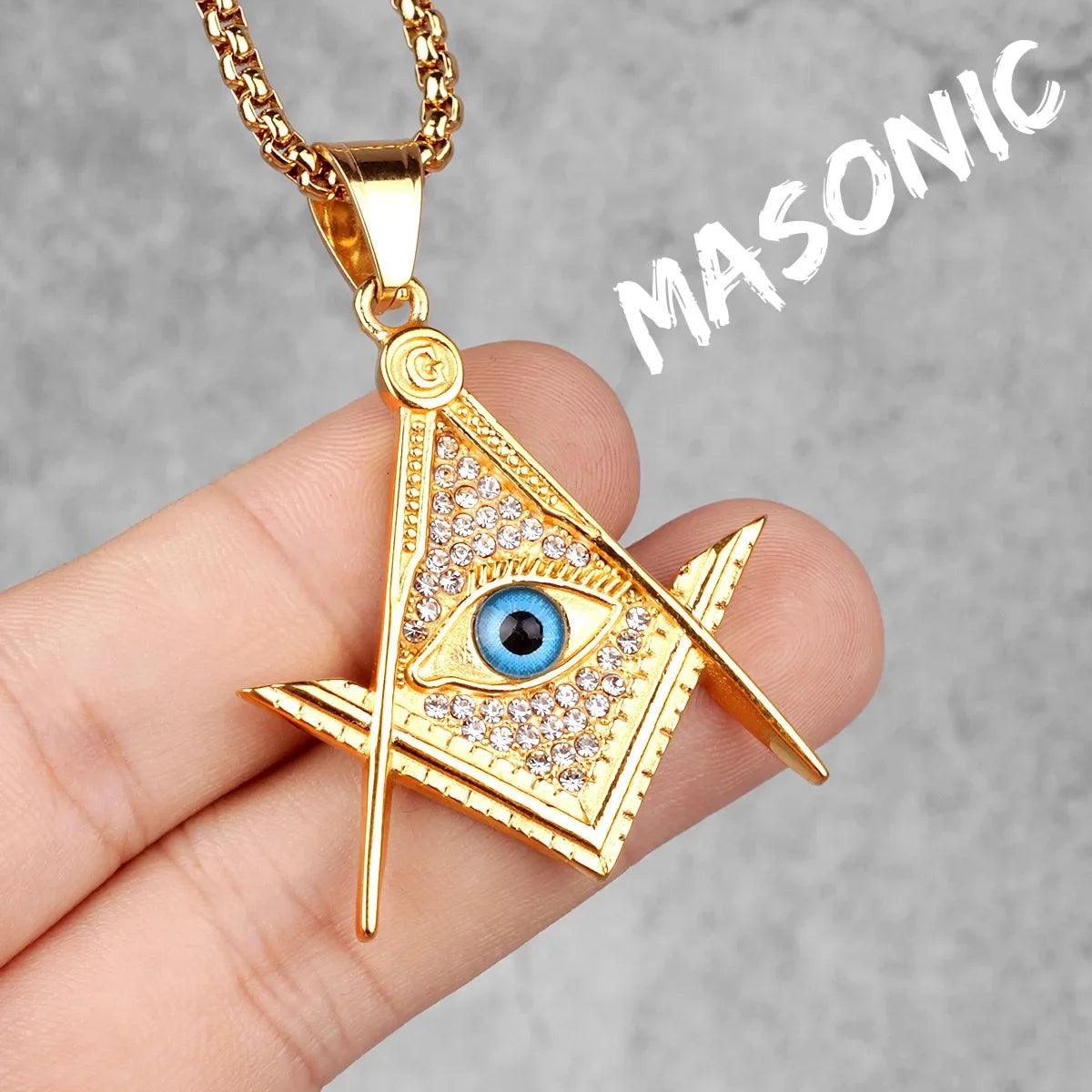 Salomon Star of David Masonic Stainless Steel Men Necklaces Pendant Chain Punk New in For Women Fashion Jewelry Gifts Wholesale