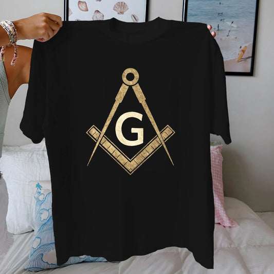 Masonic symbol Women's pure cotton comfortable T-shirt