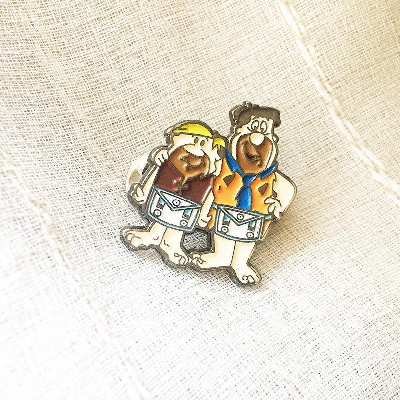 1pc Masonic Free Masons Bothers Pins and Brooch US 60s Cartoon Apron Lapel Pin New Arrival Freemason Metal Badge Gift