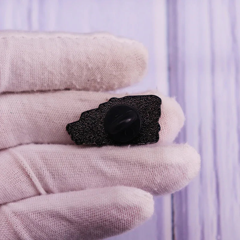 Freemason American Flag Enamel Pin Brooch USA Masonic Mason Compass Badge