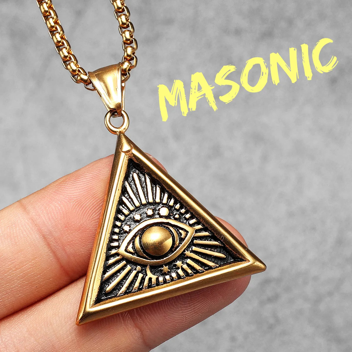 Salomon Masonic Star of David Stainless Steel Men Necklaces Pendant Chain Punk New in For Women Fashion Jewelry Gifts Wholesale