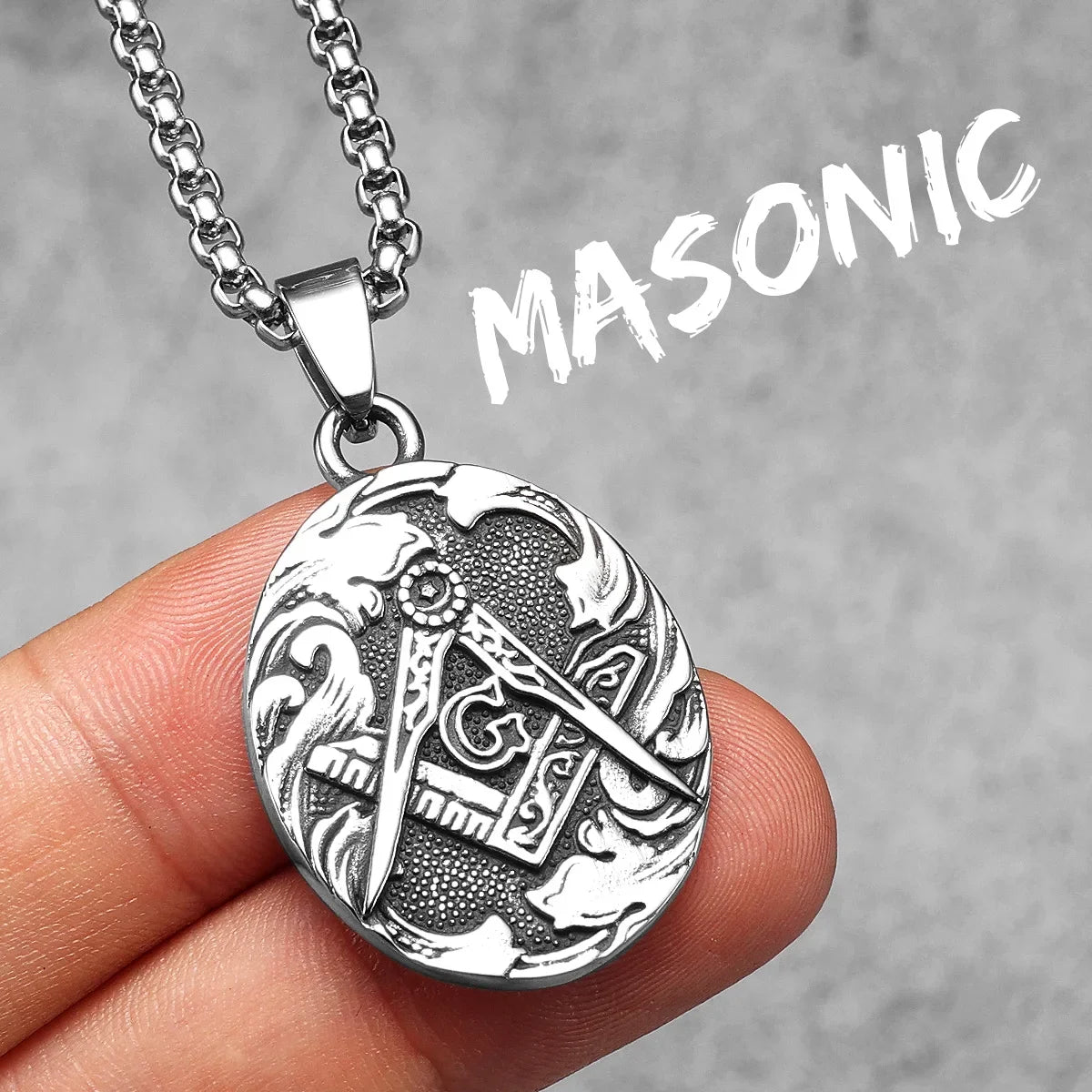 Salomon Star of David Masonic Stainless Steel Men Necklaces Pendant Chain Punk New in For Women Fashion Jewelry Gifts Wholesale