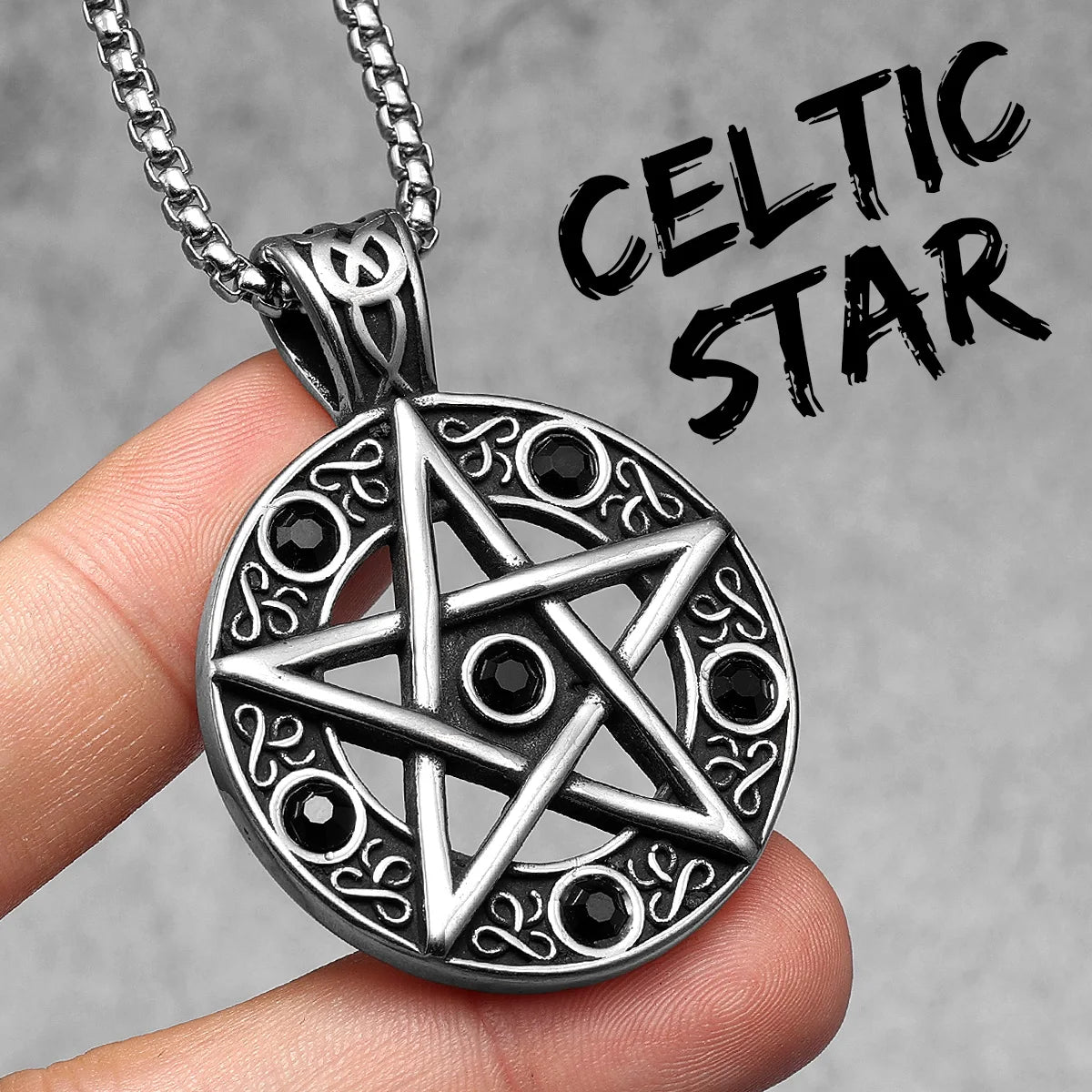 Salomon Masonic Star of David Stainless Steel Men Necklaces Pendant Chain Punk New in For Women Fashion Jewelry Gifts Wholesale