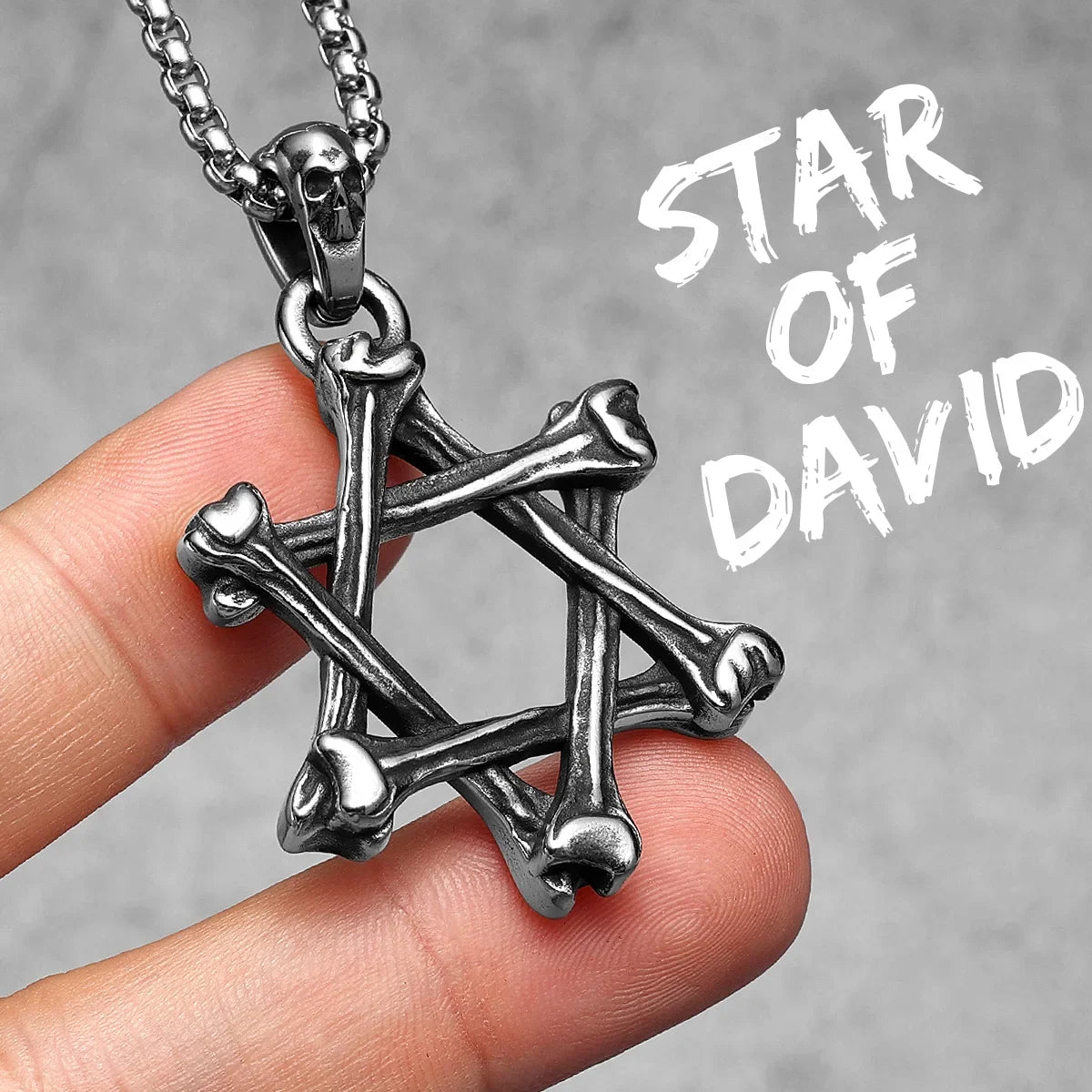 Salomon Star of David Masonic Stainless Steel Men Necklaces Pendant Chain Punk New in For Women Fashion Jewelry Gifts Wholesale