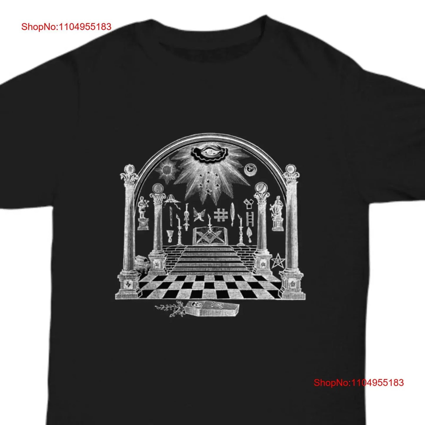 Masonic apron lodge symbol shirt Freemasonry tee Freemason Brotherhood Scottish rite logo apparel Master mason vintage Washed