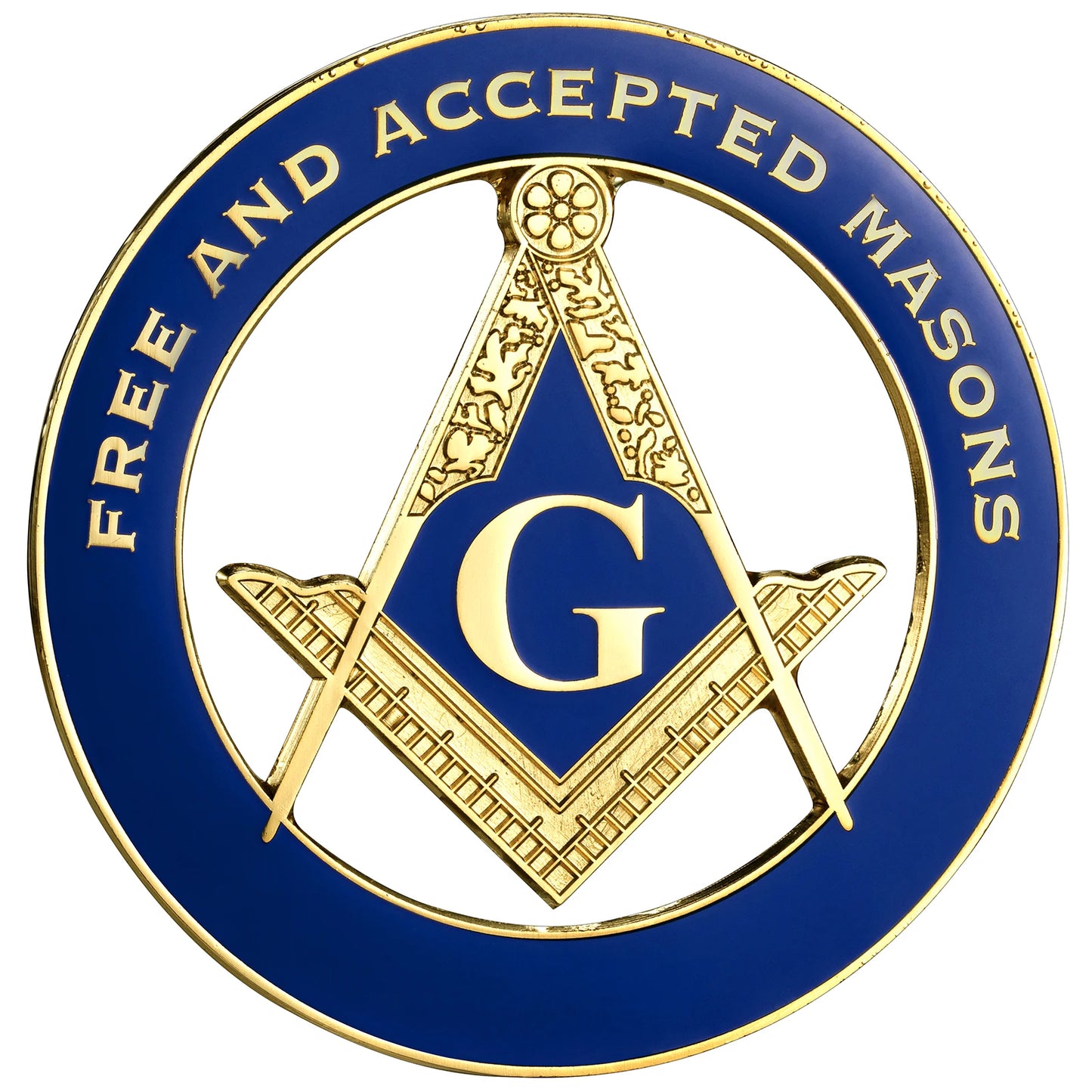 Masonic Car Emblem Metal Badge Stickers Freemason Symbol Auto Styling Decoration Body Side Accessories For SUV Sedan