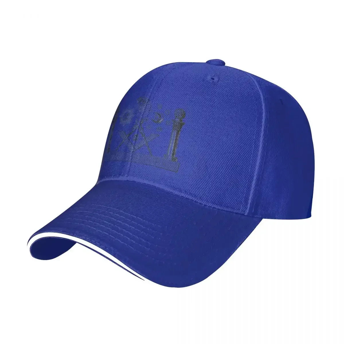 Symbols Of Masonry Freemasonry Baseball Caps Hip Hop Freemason Gold Square Compass Sandwich Cap Unisex Adjustable  Hat