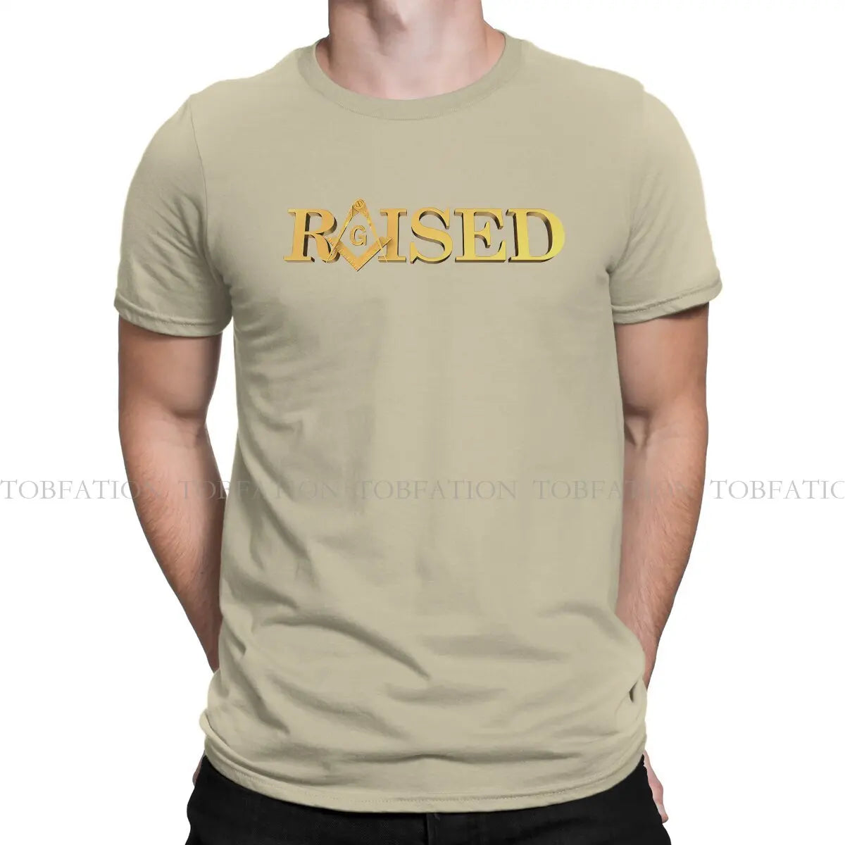 Freemason Raised Square Compass Masonic  Men T Shirt Cotton Fashion Crewneck Tee Shirt Harajuku Short Sleeve