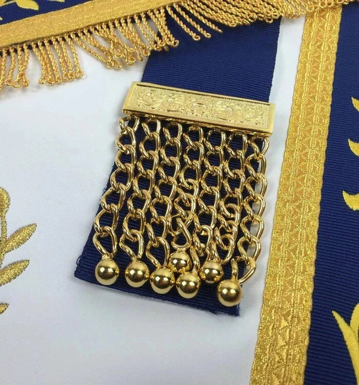 Masonic Apron Metal Tassel Beads 10 Pairs