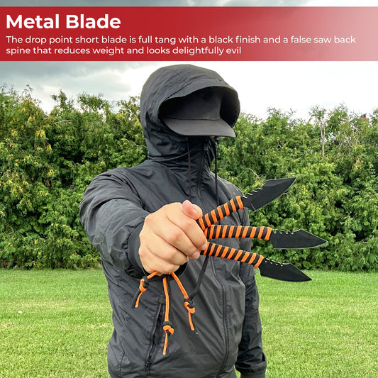 Tiger Stripe Throwing knife set