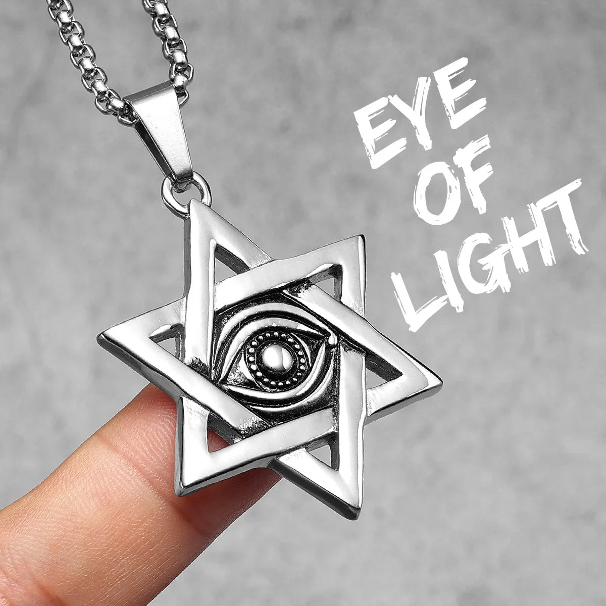 Salomon Star of David Masonic Stainless Steel Men Necklaces Pendant Chain Punk New in For Women Fashion Jewelry Gifts Wholesale