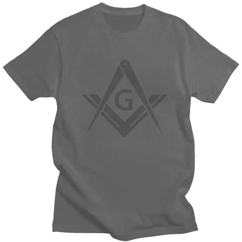 Custom Freemason Logo T Shirts Men Short Sleeve Masonic Mason Freemasonry T-shirt Casual Tee Tops Pure Cotton Oversized Tshirts